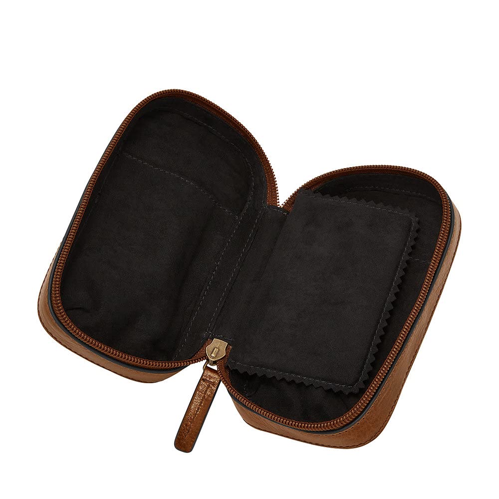 Fossil Regalo per le donne Travel, Estuche para pasaporte de piel ecológica marrón 11.43cm Largo x .508cm Ancho x 13.97cm Alto SLG1499200