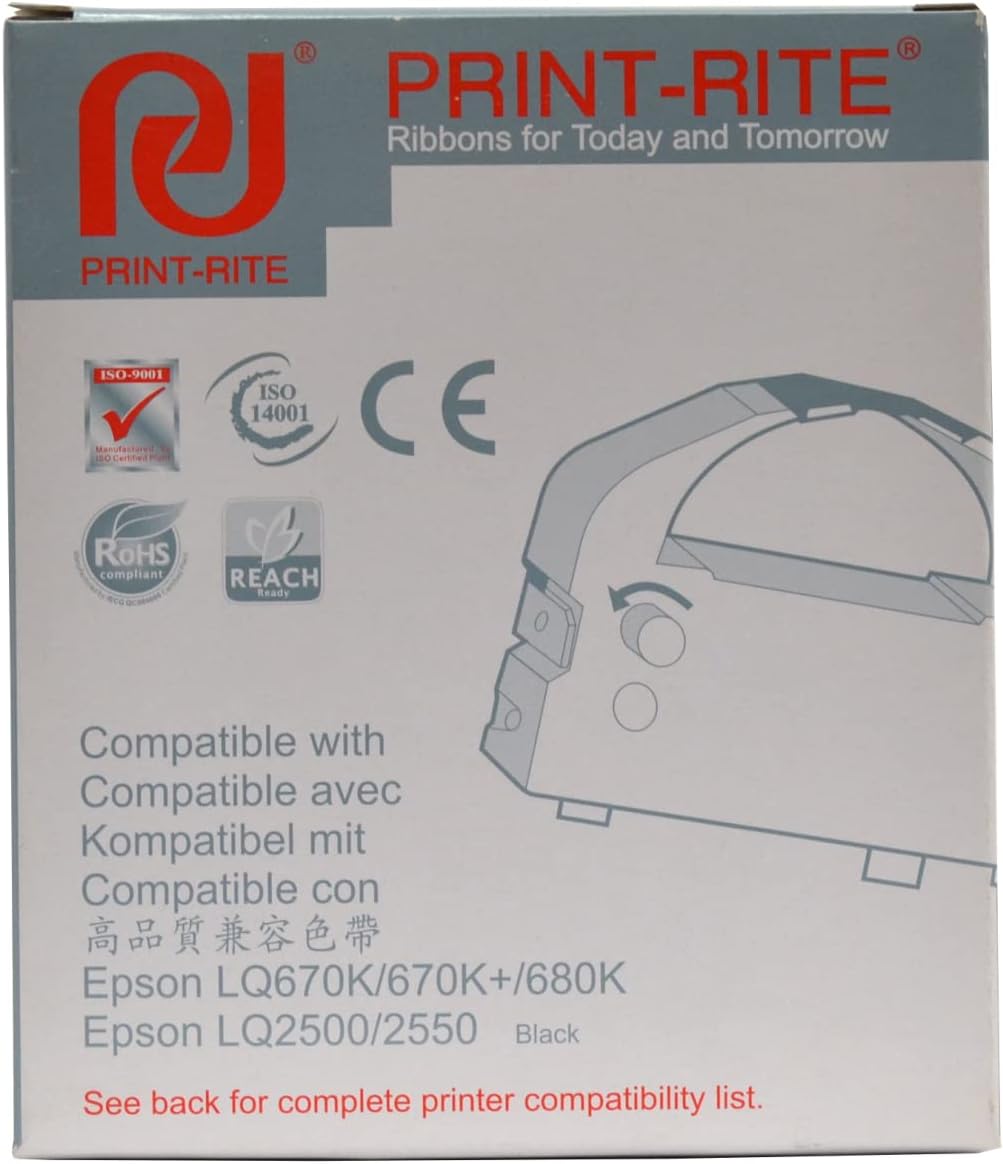 Print Rite Compatible Ribbon EPS LQ 2550/ LQ2500/ LQ670/ LQ680/ DLQ2000