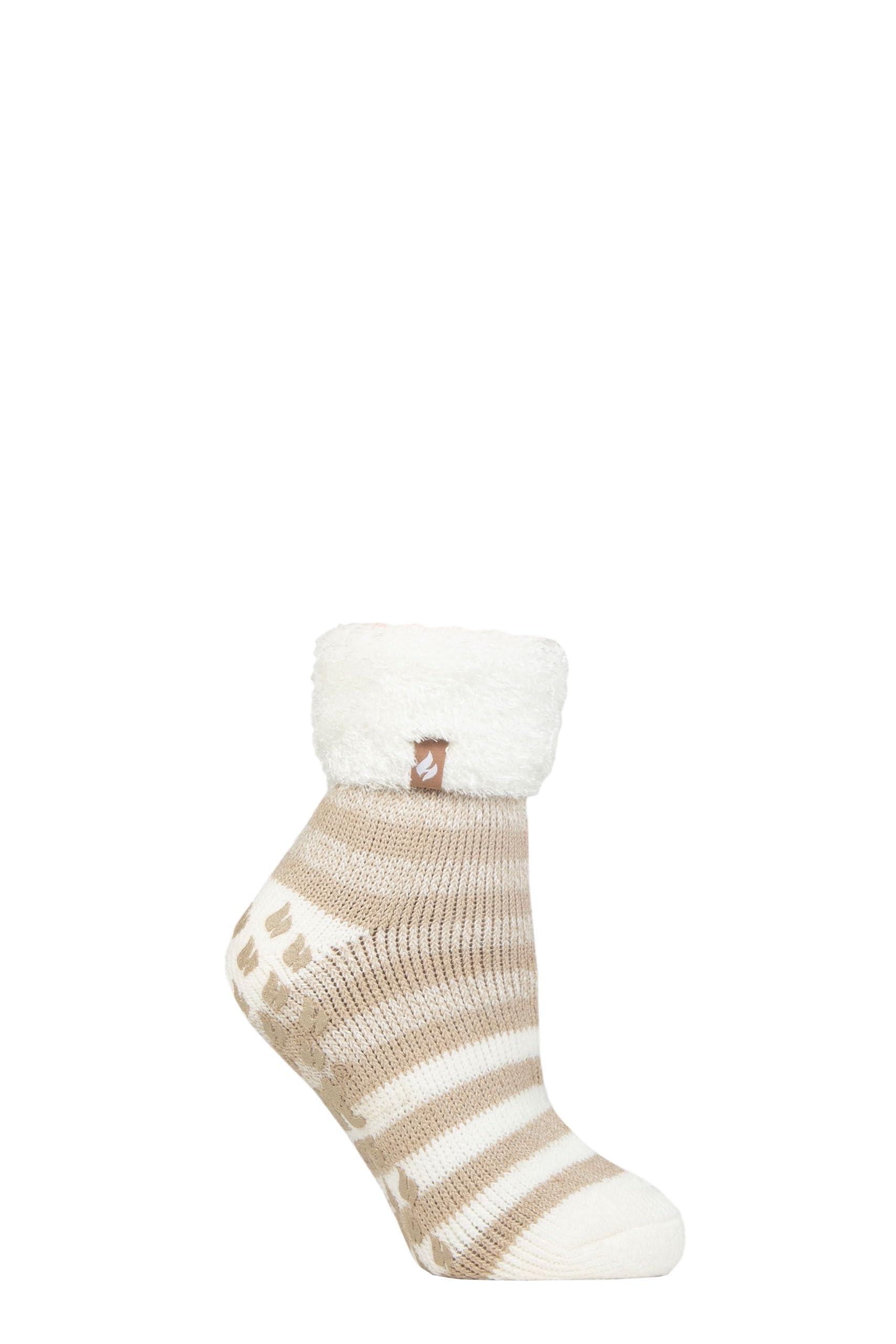 Platinum Agencies Women's Heat Holders Aberfeldy Crew Sock - Oat
