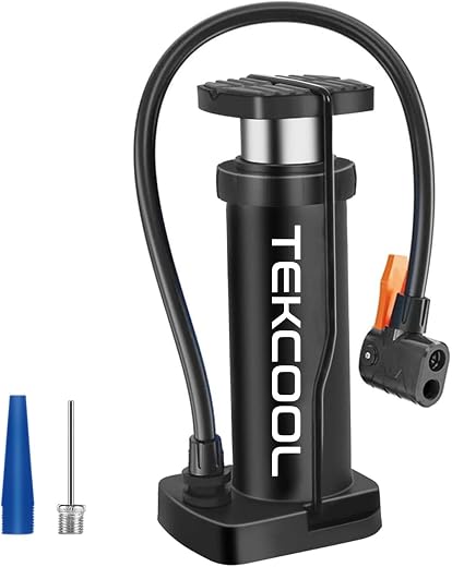 TEKCOOL Cycle Pump for Bicycle and Bike Foot Balloon Machine for Balloon High Pressure Air Pump, for Football and Tyre