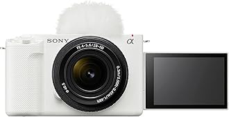 Sony Alpha ZV-E1 Full-Frame Interchangeable Lens Mirrorless Vlog Camera with 28-60mm Lens - White Body