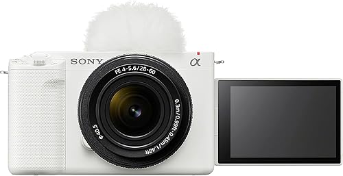 Sony Alpha ZV-E1 - Cámara con lente intercambiable, sin espejo, para videoblogueros de fotograma completo con lente de 28-60mm - Cuerpo blanco