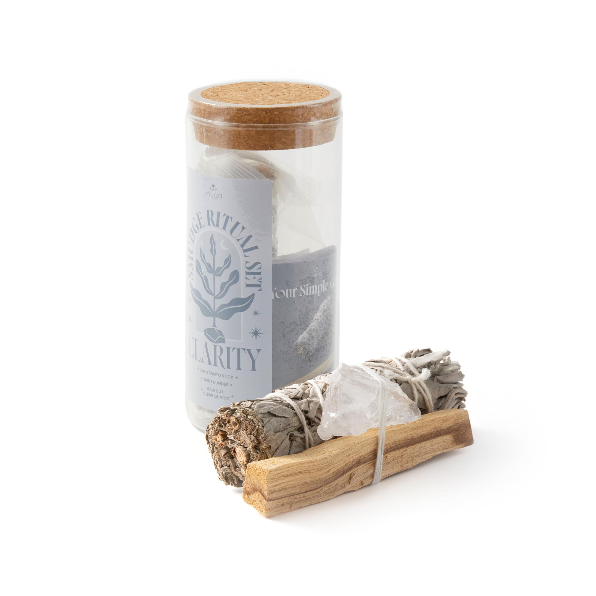 Myga Unisex Smudge Ritual Set - Quartz