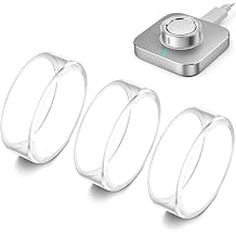 3 Pack Ring Cover Compatible with Oura Ring Gen 4/Gen 3 Horizon/Heritage, Upgraded Anti-Scratch TPU Protector for Men Women, NOT for Oura Ring 4 Ceramic