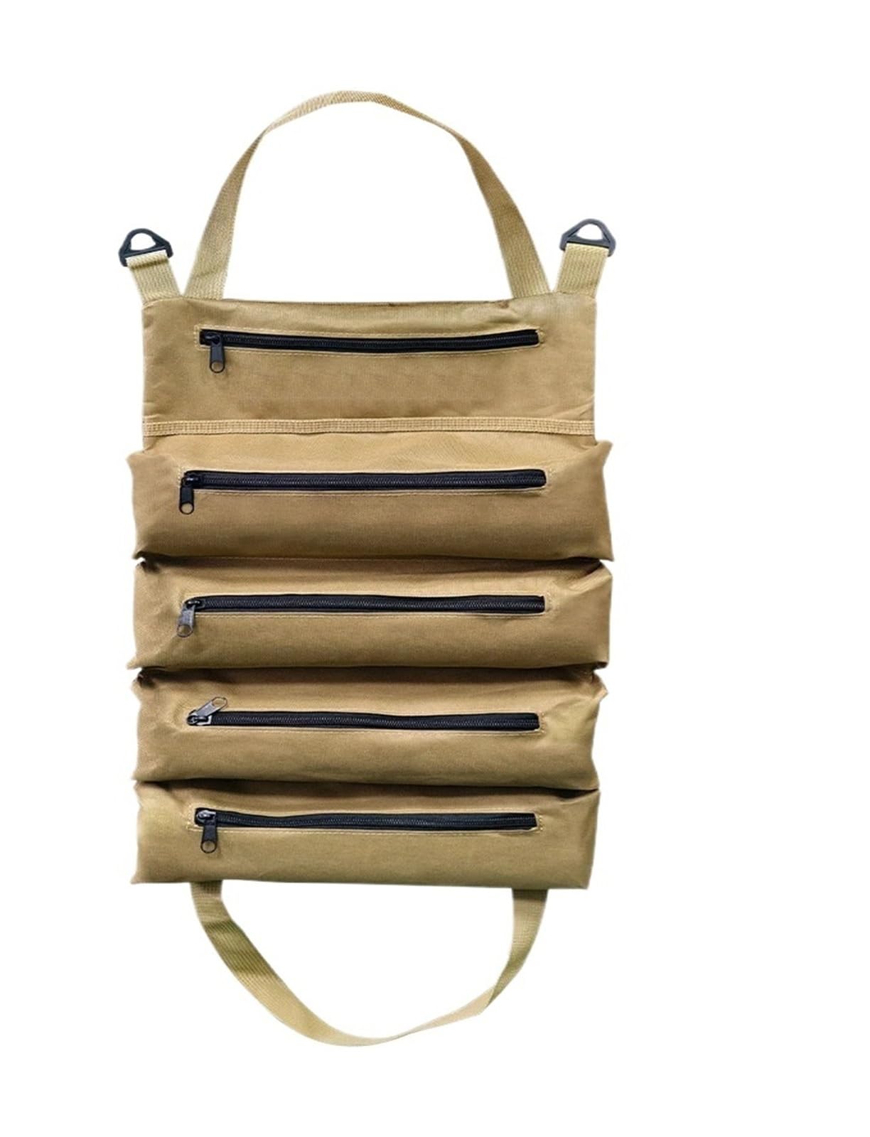 Tool Bag Organizers Multi-function Large Tool Organizer Bag Heavy Duty Roll Up Tool Bag Organizer Carrier Bag Camping Gear(Camo)