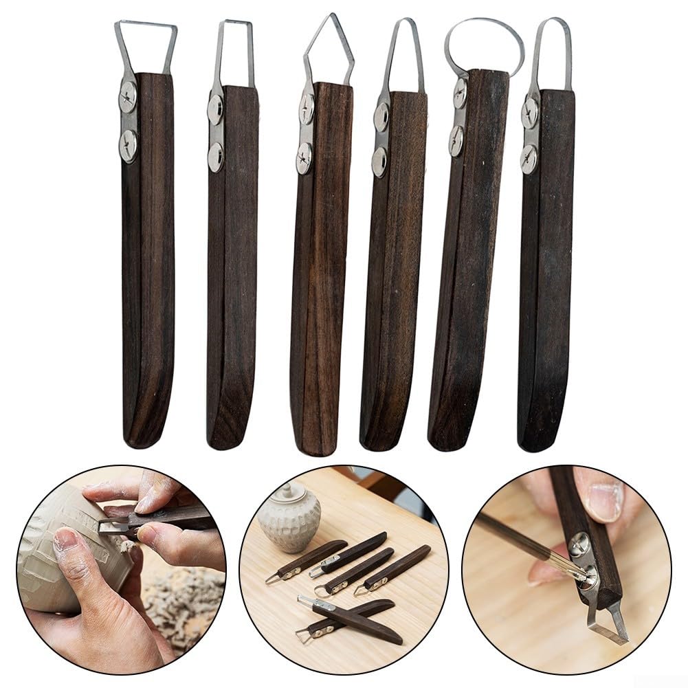 Keramik-Schaber-Werkzeug-Set mit austauschbarem Schneidkopf(6PCS)
