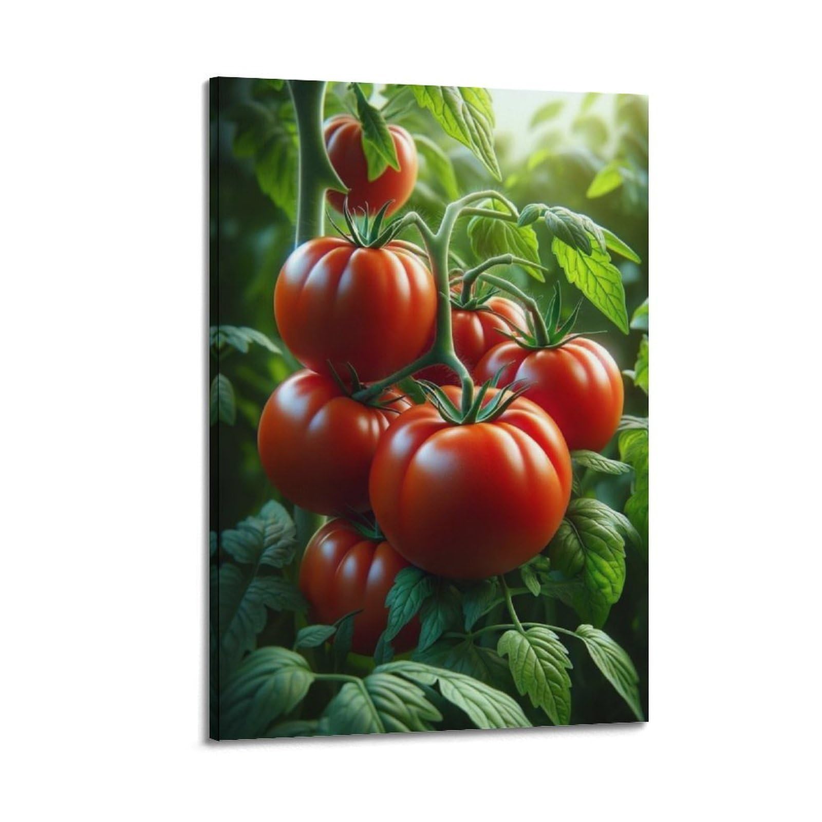 Grappe de tomates œuvre murale pour raviver un mur blanc triste - 6