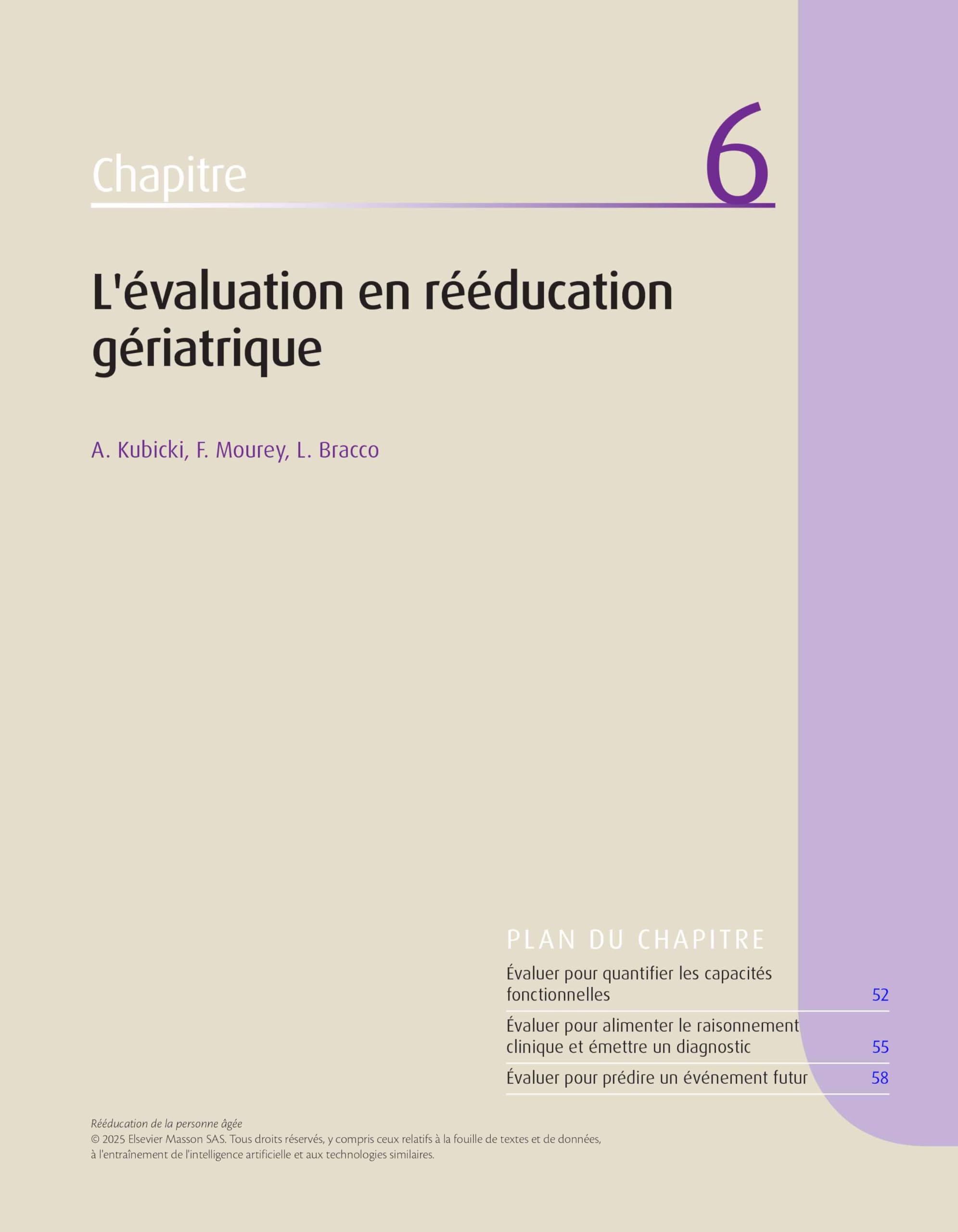 Rééducation de la personne âgée