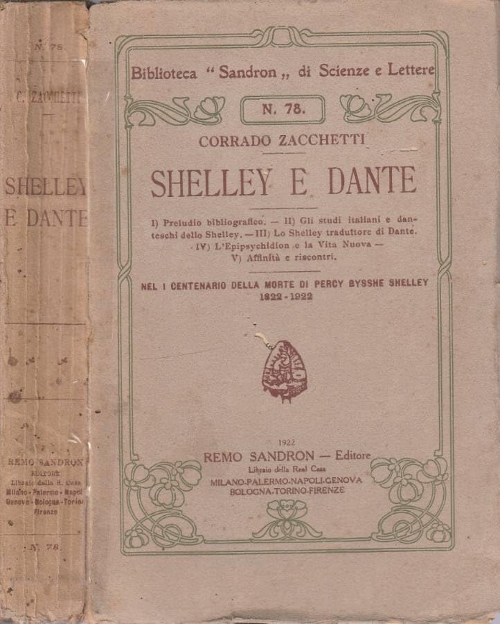 Shelley e Dante.
