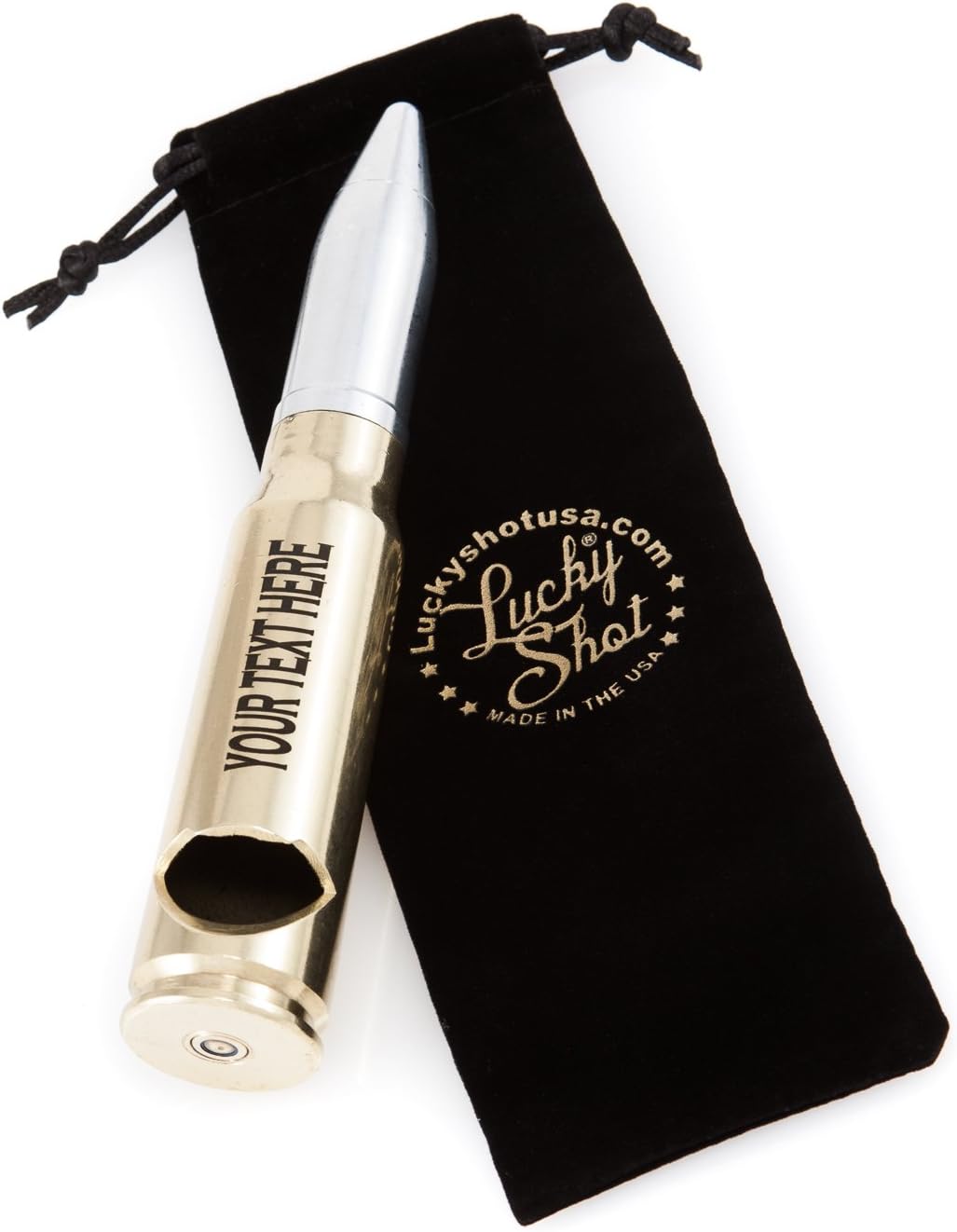 PERSONALIZED BULLET BOTTLE OPENER | 20MM Vulcan Cannon Round from LUCKY SHOT