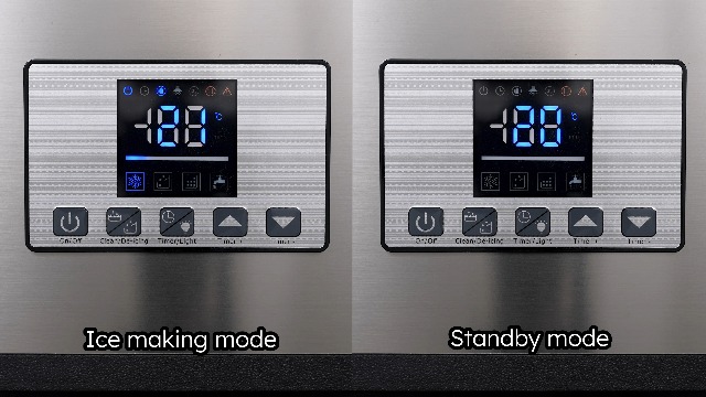 Image of Mojgar Commercial Ice Maker Machine, 450 lbs /24H with 120 lbs Storage Bin