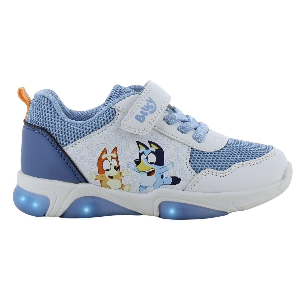 Leomil Bluey Scarpe Bambino con Luci | Scarpe da ginnastica con luci per bambini, Perfette per la scuola e il tempo libero, BBC, Regalo di compleanno