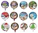 King&Pig 12pcs/Set Different Christams Foil Mylar Helium Aluminum Film Balloons for Party Brithday Festival Christmas Decorations