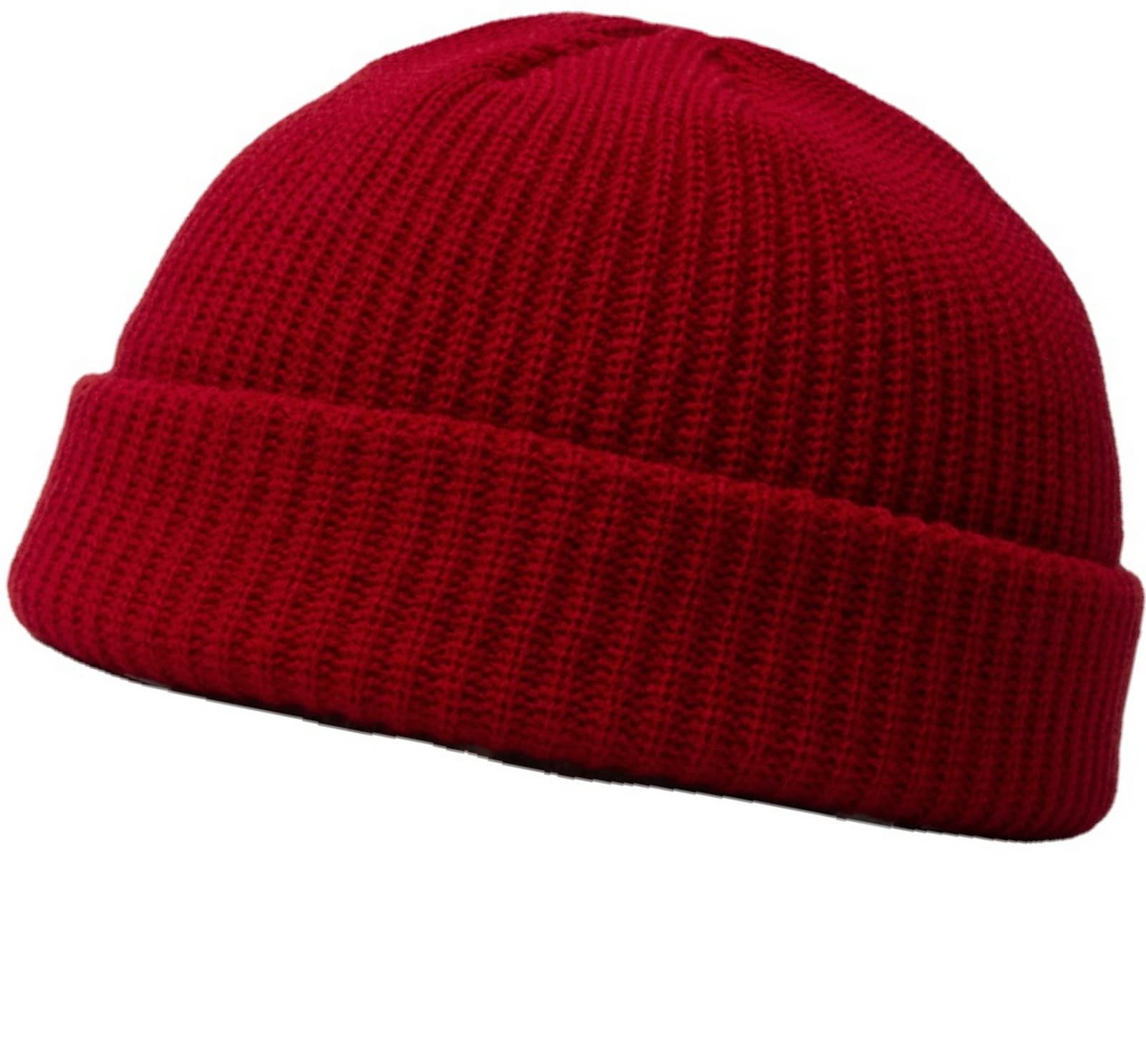 Faringoto Beanie Hats Unisex Knitted Ski Cap Wine