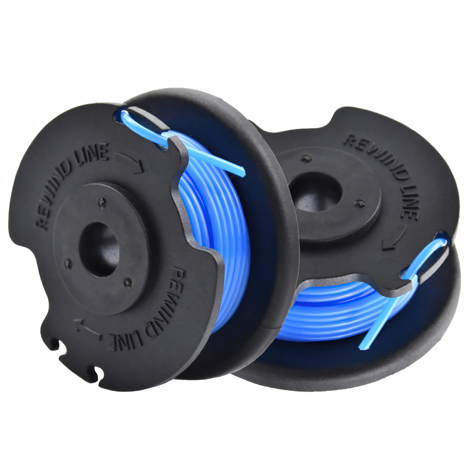 2 Pcs Strimmer Spool Compatible with Ryobi, Strimmer Spool, String Trimmer Replacement Spools Line, Strimmers Line Replacement for 18v 24v 40v 0LT1825 0LT1830H 0LT1831 0LT1832 RLT2925 Strimmers