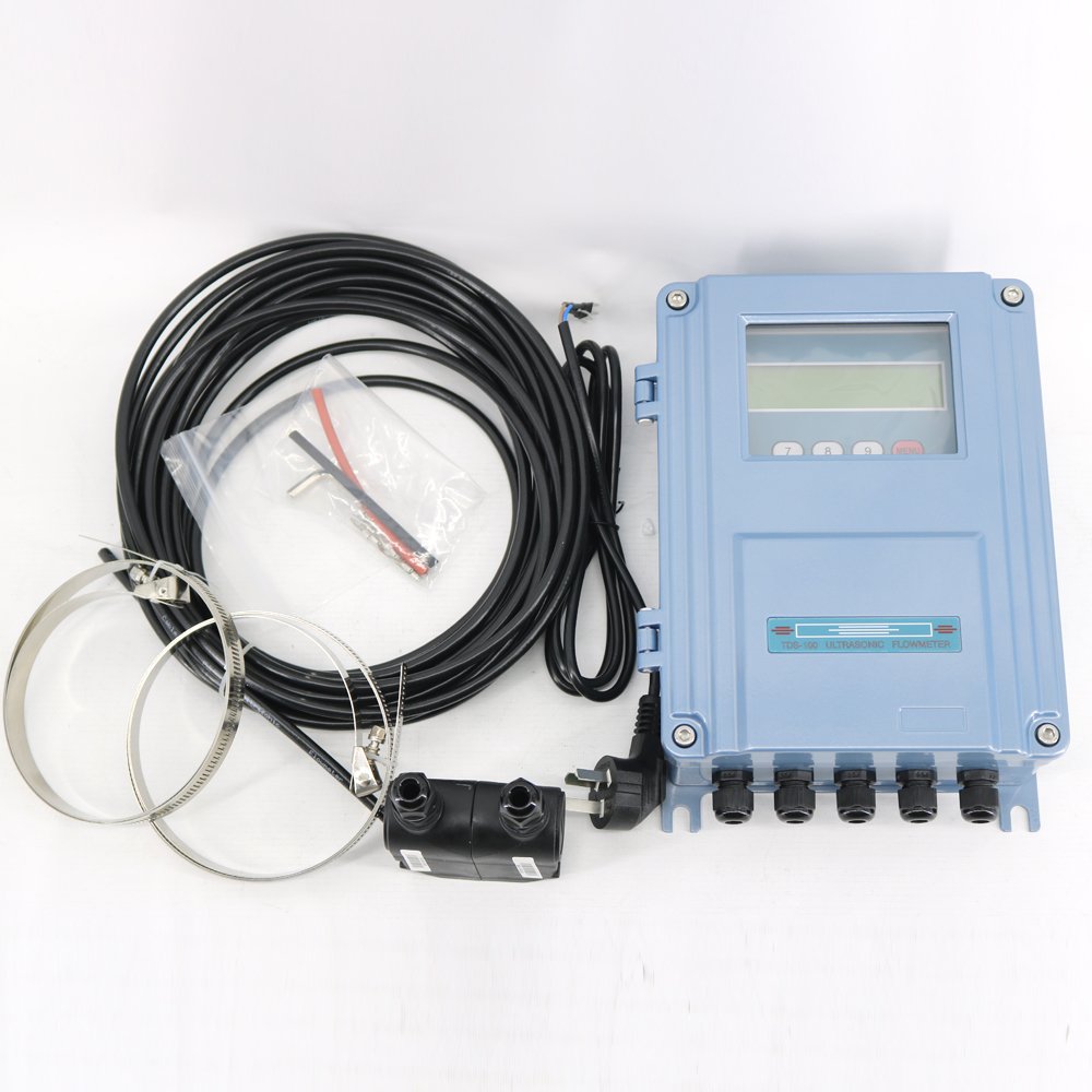 TDS-100F-M2 Fixed Ultrasonic Flowmeters Wall-Mount Flow Meter DN50-700mm 1.97-27.56in with M2 Transducer