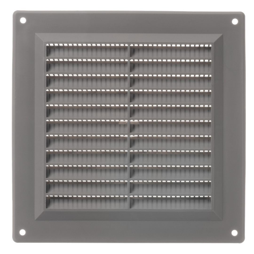 Lirast Grey 150X150mm / 6X6 Inch Plastic Ventilation Grille - Air Vent Cover