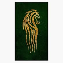 Emblem of The Rohirrim Fantasy Horse Lords Kingdom Shield Crest LOTR Fan Gift Car Window Laptop 5" Vinyl Decal Bumper Sticker