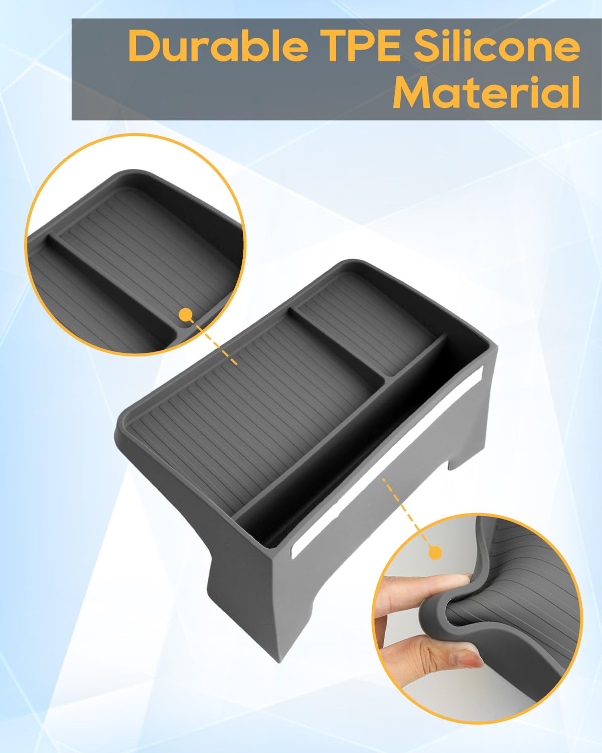 LFOTPP Mittelkonsole Aufbewahrungsbox für Xpeng G6 EV 2025 2026 2027 Hinter dem Bildschirm Dash Instrumententafel Ablagen Tray, für Xpeng G6 EV Zubehör (NICHT für G6 2024!)
