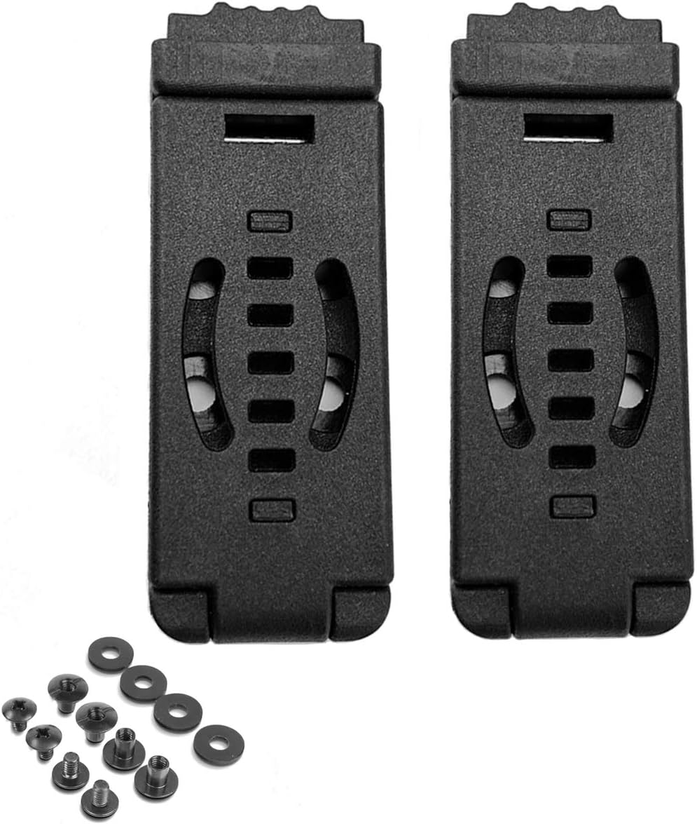 YCYU 2-Pack Knife Clip Holster Tactical Belt Buckle Kydex Universal Utility EDC Clip Camping Mag Pouches Sheath Tool