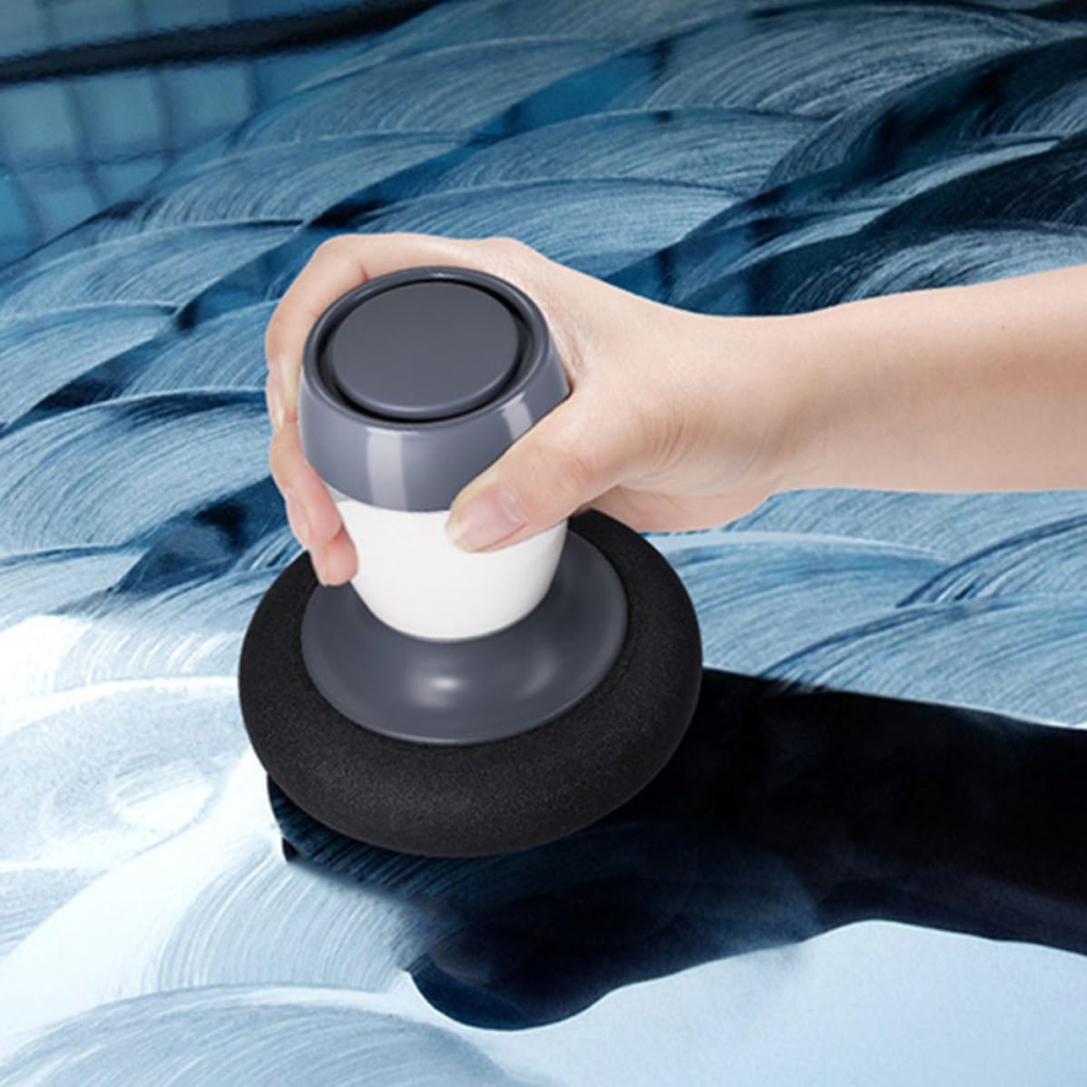 Didiseaon Car Wax Applicator Pad for Car Paint and Vehicle Use Abs Material Waxing Sponge Pad with Convenient Wax Application Feature and DIY Maintenance Tasks