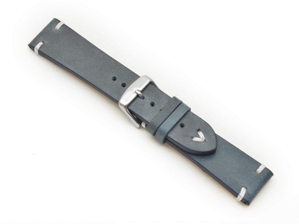 Cinturino Per Orologio In Vera Pelle MA Vintage Da 26, 24, 22 - Foto 11