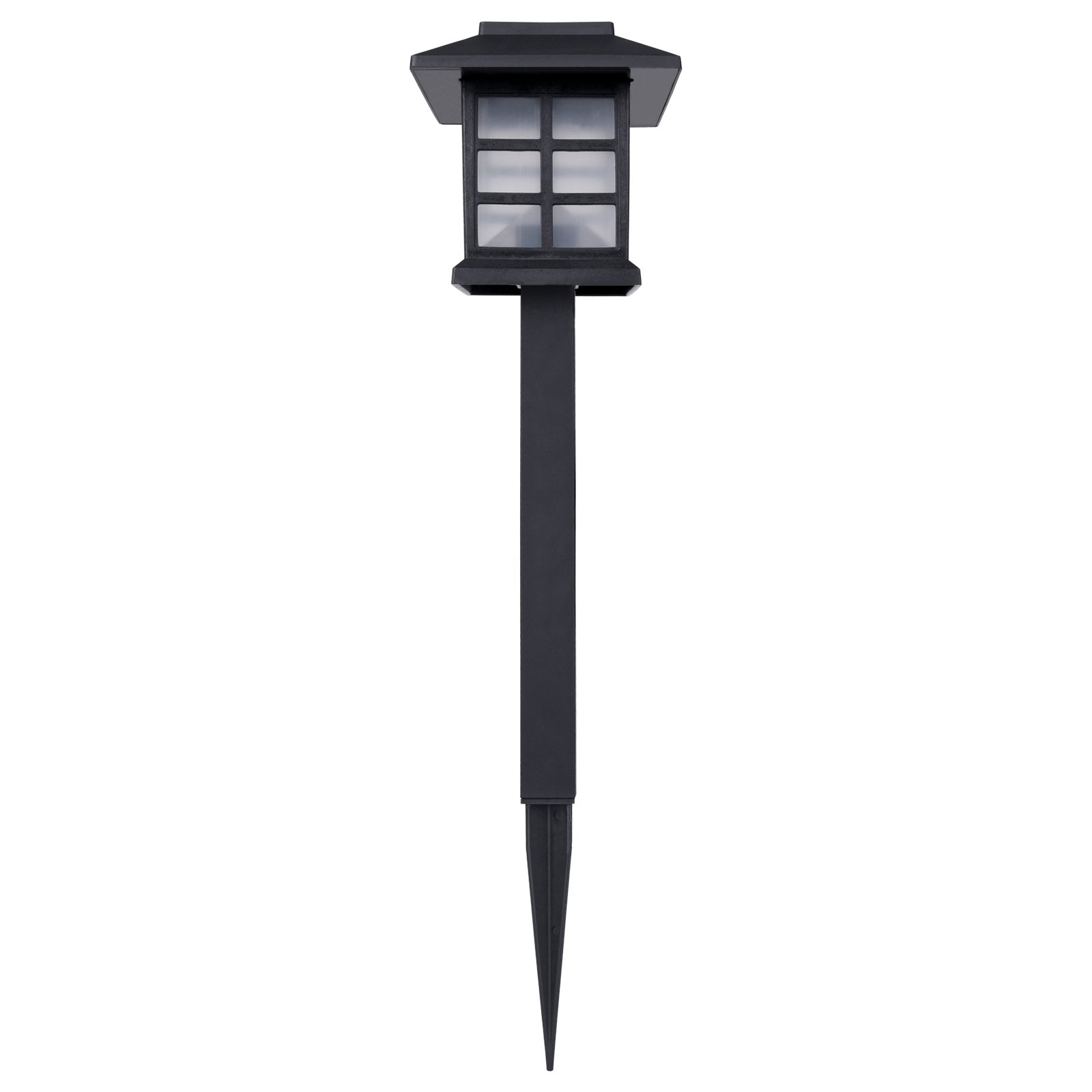 Deuba® Solarlampe für Außen 24er Set LED Wetterfest IP44 Dämmerungssensor Erdspieß Solar Laterne Schwarz Garten Leuchte Außenleuchte Balkon Deko