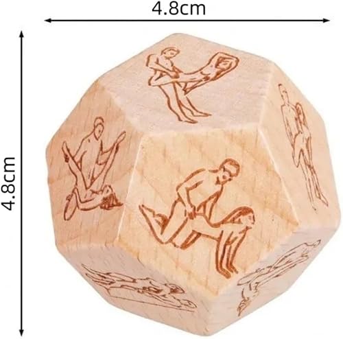 Miniatura 5 de Dados de cita nocturna  Ideas de dados de 12 caras para parejas, regalo divertido para el día de San Valentín, aniversario, novia, novio, boda,