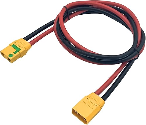 Miniatura 2 de XT90-S - Cable de extensión de enchufe hembra a XT90 macho Cable de extensión de cable de silicona 10AWG para batería RC Lipo FPV Drone modelo