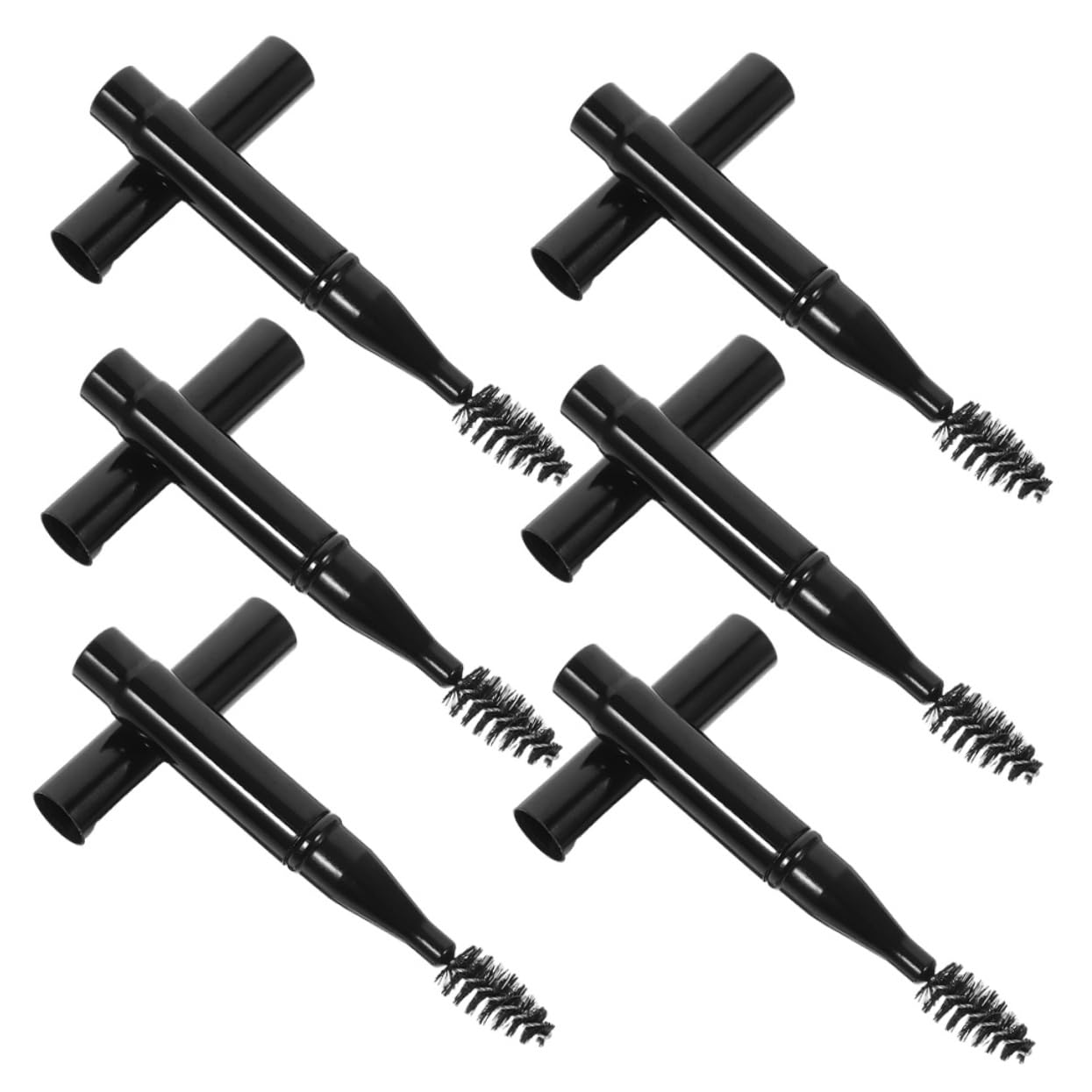 minkissy brochas de maquillaje en espiral para cejas, brochas de pestañas, aplicador de pestañas, varitas de pestañas, peine de rímel, varita de pestañas, cepillo de pestañas portátil, cepillo