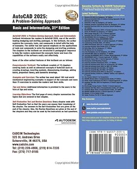 AutoCAD 2025: A Problem-Solving Approach, Basic and Intermediate, 31st Edition