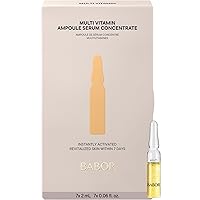 BABOR Multi Vitamin,Trattamento viso in fiale, Con vitamina E per una barriera rafforzata della pelle