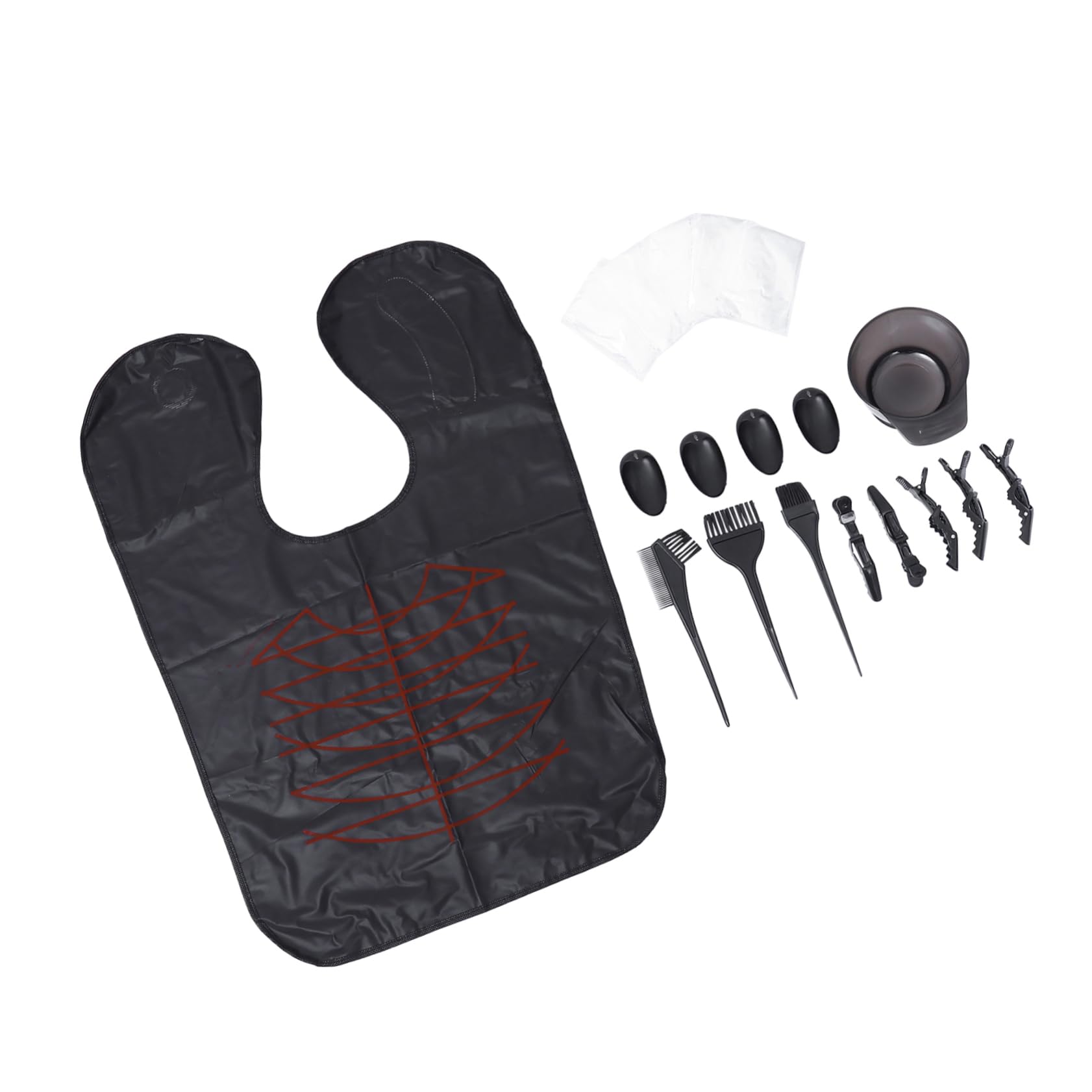 Baluue Hair Coloring Kit 32pcs Tools Dyeing Bowl Brush Set for Diy Home Hair Salons