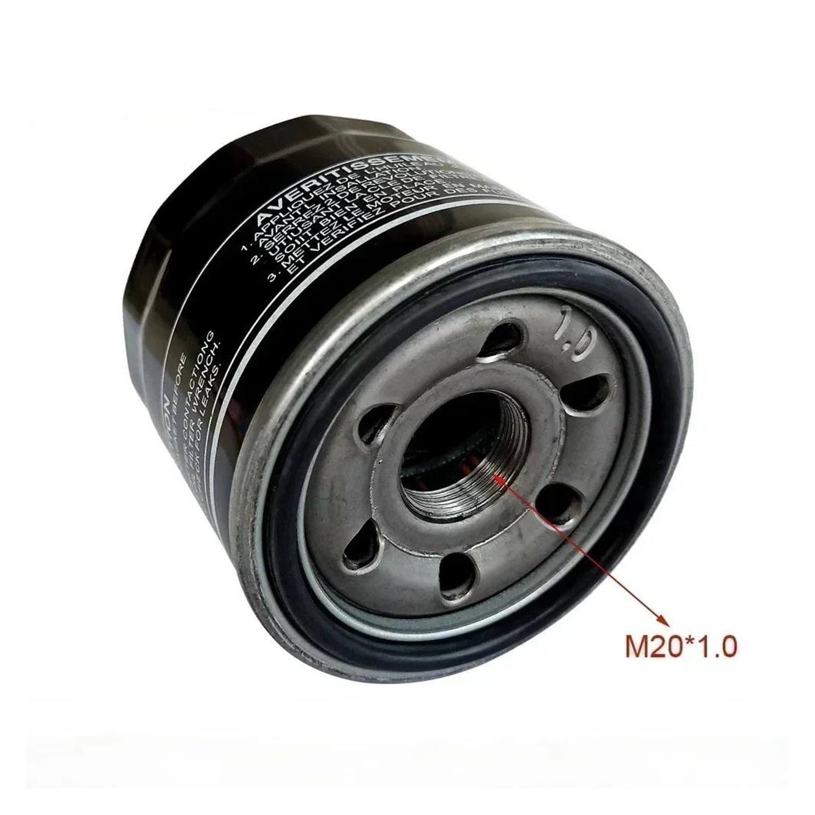 Para Suzuki VX800 VZ800 Marauder DL800 DL1000 V-Strom RF900 GSX-S950 GSX-R1000 Filtro De Aceite(Black 4pcs)
