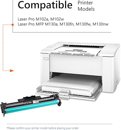 Miniatura 2 de Tambor CF219A 19A para imágenes de alto rendimiento 1 paquete funciona con láser Pro serie M102, impresora serie M130, repuesto para cartucho de