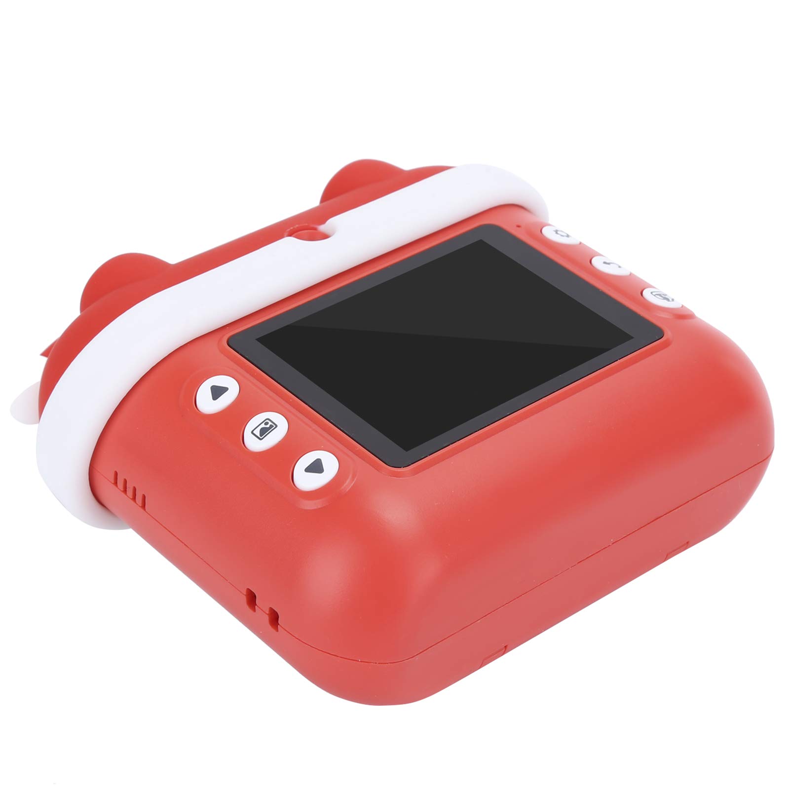 Ejoyous Cámara de Dibujos Animados ABS Cámara Digital para Niños con Pantalla IPS de 2,4 Pulgadas Cámaras Duales de 1200 W Impresión Instantánea Grabación de Video WiFi Portátil para Niños Viajes