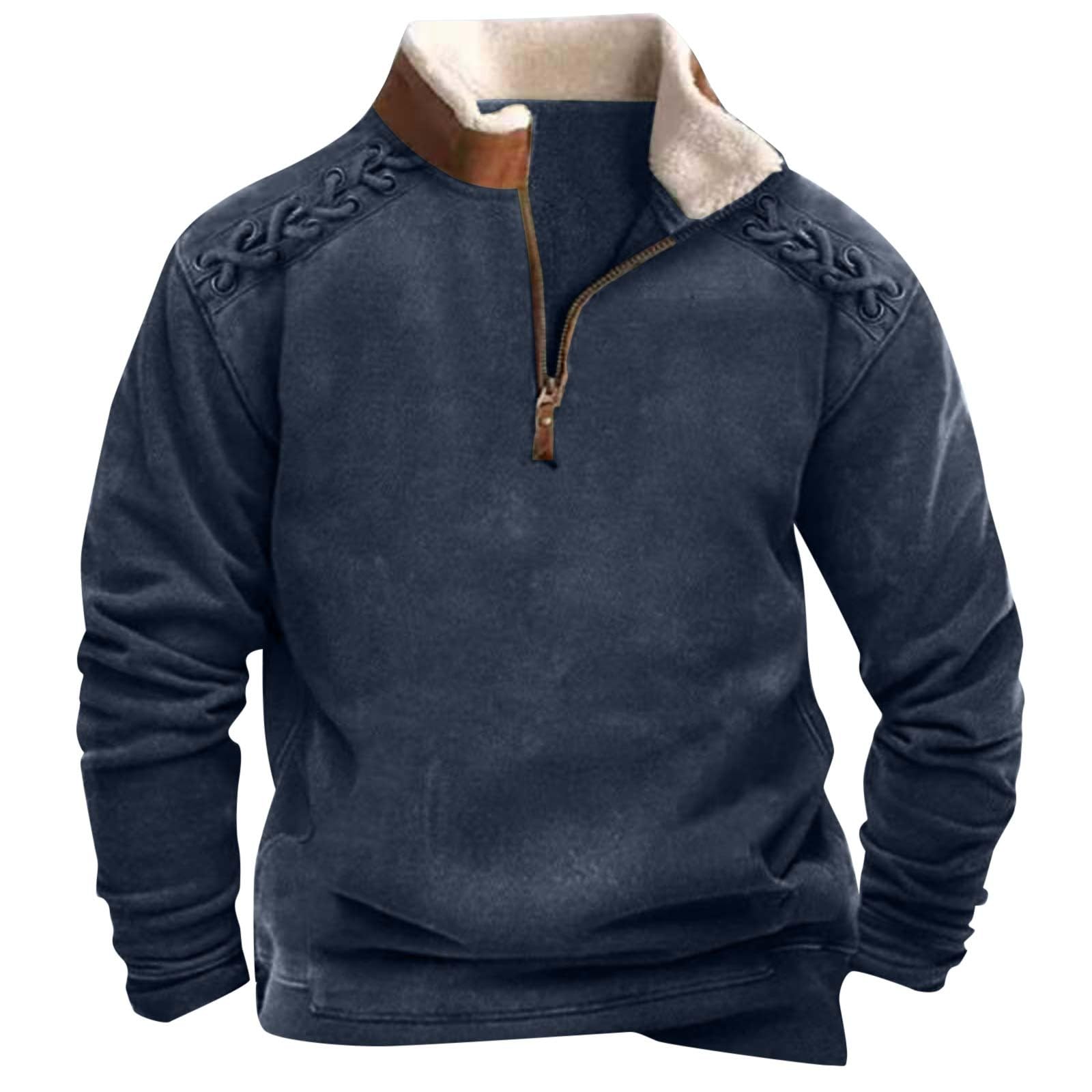 Veste Polaire Micro 1/4 Zip Greg Norman Bleue - Taille XL - Homme - Étanche