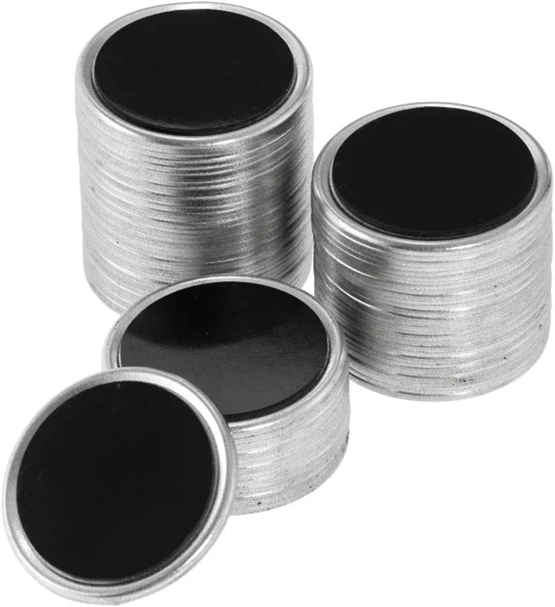 Wenlai-Lot de 100 Badges magnétiques Souples for réfrigérateur, 58 mm, Accessoires for la Fabrication de Boutons Polyvalence pour Les Loisirs créatifs