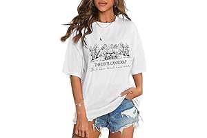 Flafens Women's Graphic Tees, Cute Cotton Short T-Shirts