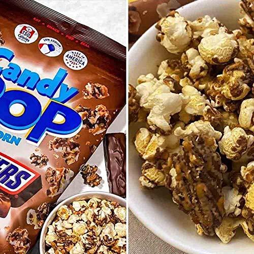 Pipoca Candy Pop Popcorn Snickers Coberta De Caramelo 28 gr