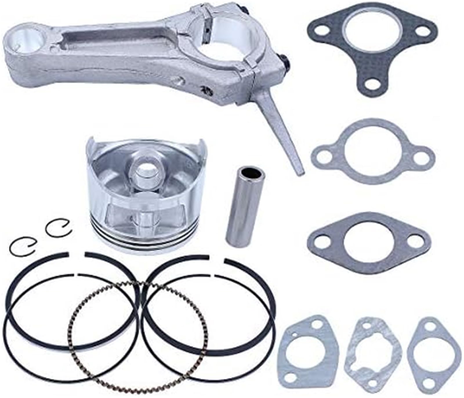 Junta de admisión de carburador, biela, Anillos de pistón de 88 mm for Motor GX390 188F de 13 HP, cortacésped, Bomba de Agua, Recortadora Anillo de pistón para maquinaria de jardinería