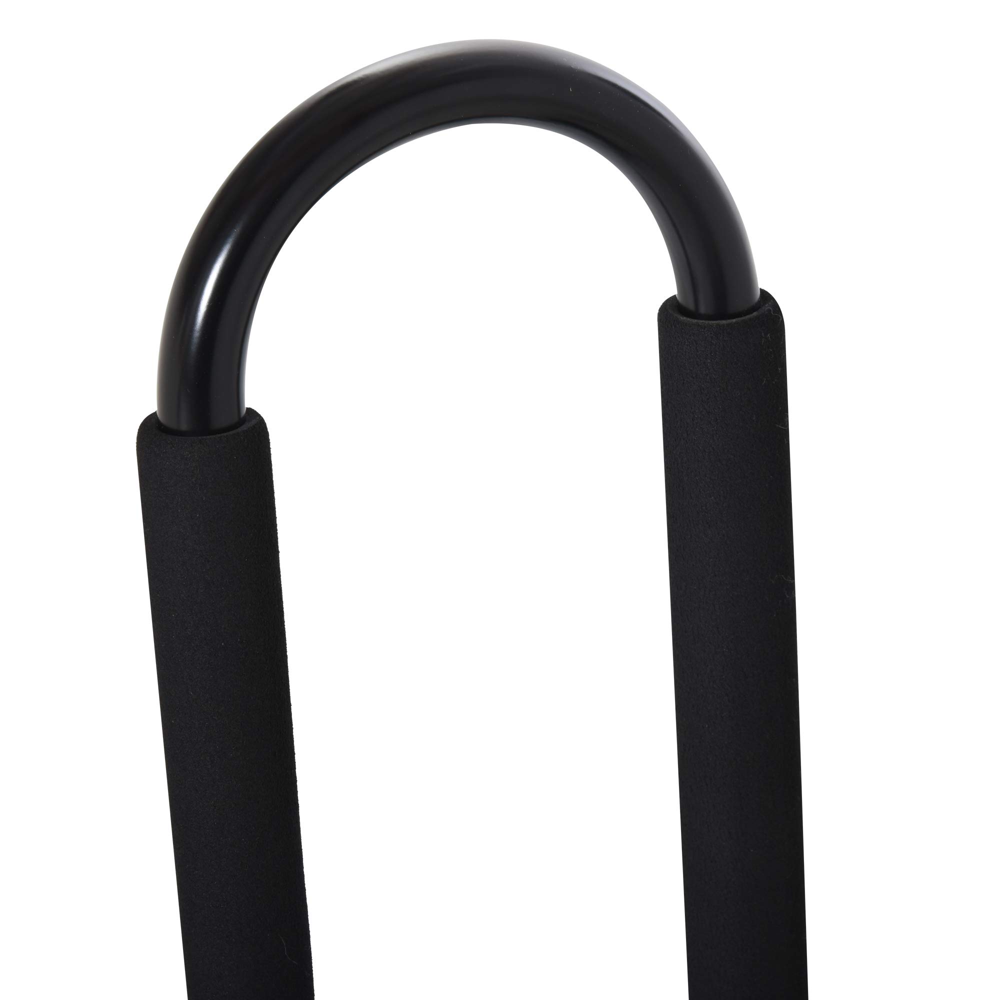 HOMCOM Set 2 Staffe Porta Kayak con Attacco Universale per Portapacchi Adatte per Canoe e Paddleboard, Nero, 46x16.5x47cm