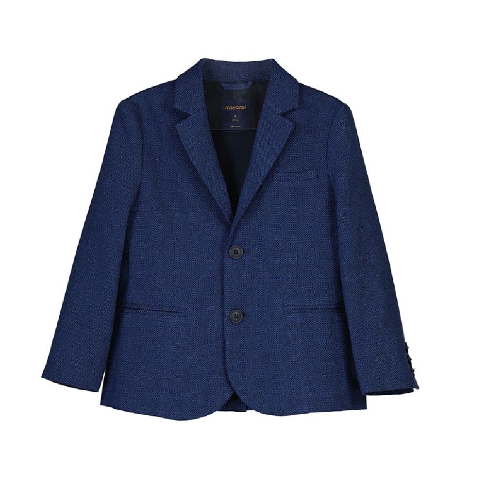 Mayoral Leinen Jacke für Jungen Marinblau