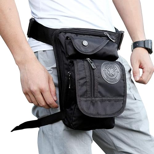 Miniatura 2 de KPYWZER Riñonera táctica militar militar para motociclista con múltiples bolsillos en la cintura, para viajes, senderismo, escalada, ciclismo al