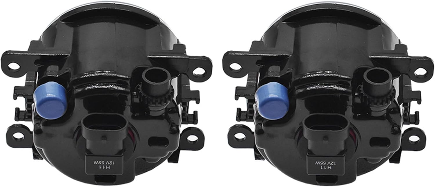 Left and Right Front Fog Lights Lamp Assembly Replacement for Focus 2012 2013 2014 Clear Lens 4F9Z15200AA CP9Z17E810C