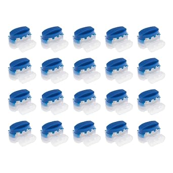 20Pcs Electrical IDC 314-Bin Connector with Moisture Resistant Gel for 22-14 AWG Pigtail Cable Quick Splice
