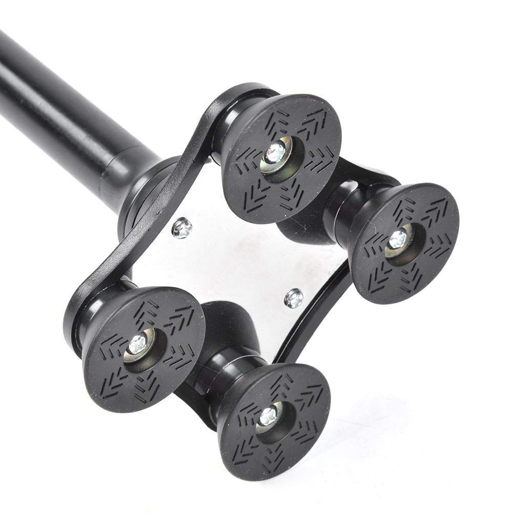Bastone di Supporto Pieghevole per Camminare Le stampelle per Anziani Regolabili Possono con Luce a LED e 4 mangimi per Anziani, stampelle Times