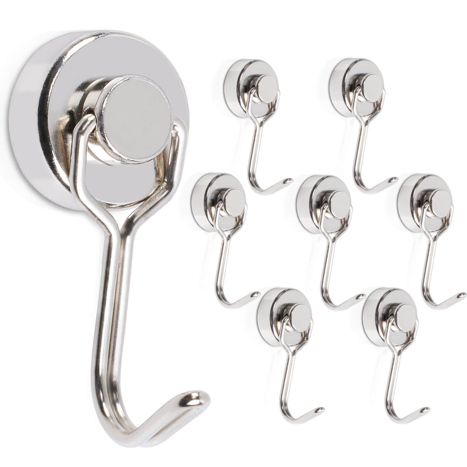 マテリアル　フック　大量セット Amazon.co.jp: 【8個セット】超強力マグネット フック 磁石付き