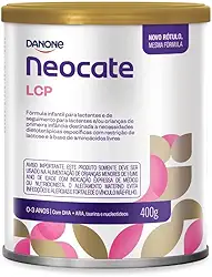 Leite LCP Fórmula Infantil em Pó para Lactentes, 400g, 0-3 Anos, Sem Glúten