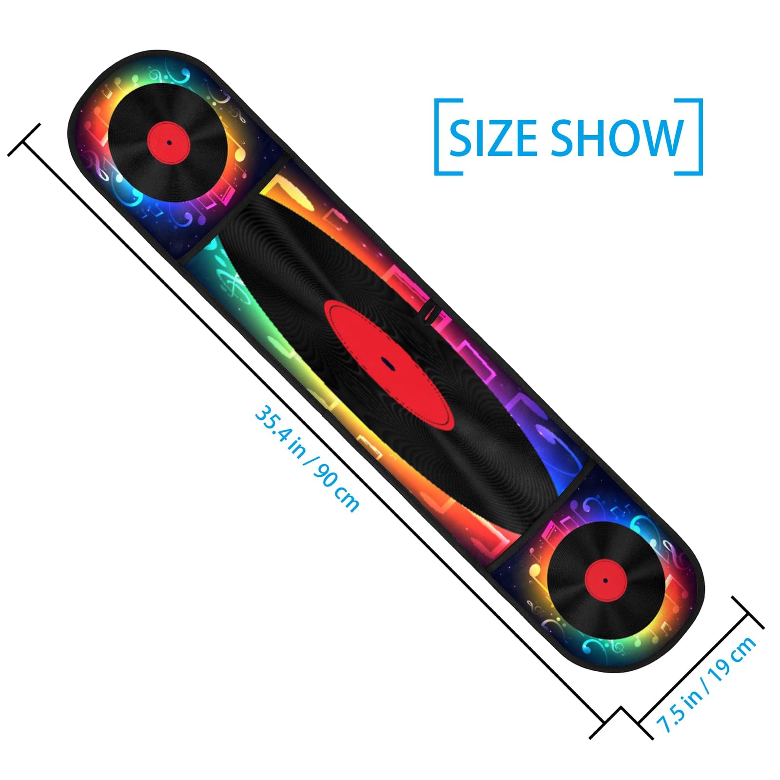 Garland Music Records Double Mitt Oven Glove Heat Resistant Microwave Glove Extra Long Potholder Kitchen Oven Mittsfor Cooking Baking and Serving